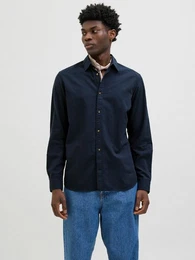 Langarmhemd JJESUMMER SHIRT LS SN mit Hemdkragen