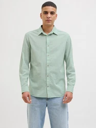 JACK & JONES Hemd 'JJESummer' Grün/Hellgrün/Türkis