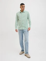 JACK & JONES Hemd 'JJESummer' Grün/Hellgrün/Türkis