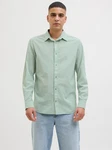 JACK & JONES Hemd 'JJESummer' Grün/Hellgrün/Türkis