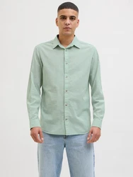 JACK & JONES Hemd 'JJESummer' Grün/Hellgrün/Türkis