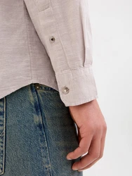 JACK & JONES Hemd 'JJESummer' Weiß/Beige