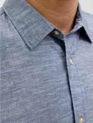 JACK & JONES Hemd 'JJESummer' Grau/Hellblau/Dunkelblau/Blau