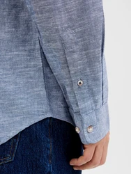 JACK & JONES Hemd 'JJESummer' Grau/Hellblau/Dunkelblau/Blau