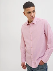 JACK & JONES Hemd 'JJESummer' Rosa/Rot