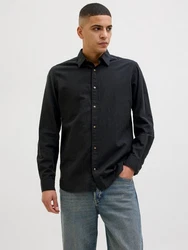 JACK & JONES Hemd 'JJESummer' Schwarz