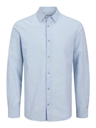 JACK & JONES Hemd 'JJESummer' Hellblau/Blau