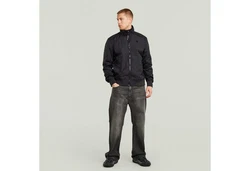 G-STAR Blouson Track Jacket Stehkragen Schwarz/Dunkelblau/Dunkelgrau/Grau