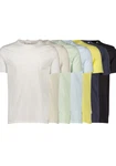 LINDBERGH T-Shirt Hellgrün/Mischfarben/Khaki/Weiß/Gelb/Grün/Blau