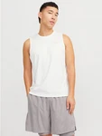 Jack & Jones Muskelshirt JCOCNZ TANK TOP SN Weiß/Grau