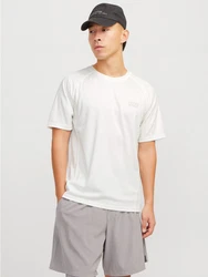 Jack & Jones Muskelshirt JCOCNZ T-SHIRT NOOS Weiß/Creme/Grau