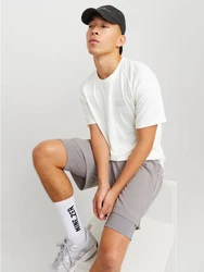 Jack & Jones Muskelshirt JCOCNZ T-SHIRT NOOS Weiß/Creme/Grau