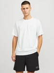 Jack & Jones Muskelshirt JCOCNZ T-SHIRT NOOS Weiß/Creme/Grau