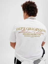 Jack & Jones Plus T-Shirt 'JORISLINGTON' Grau/Weiß/Hellgrau/Silber/Khaki