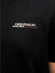 Jack & Jones Plus T-Shirt 'JORISLINGTON' Schwarz/Beige