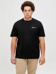 Jack & Jones Plus T-Shirt 'JORISLINGTON' Schwarz/Beige