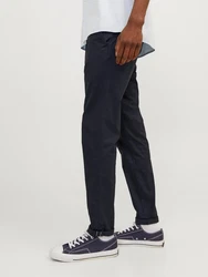 Jack & Jones Chinohose JPSTMARCO SUNNY CHINO SN Dunkelblau/Grau