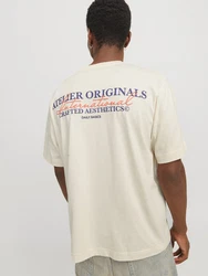 JACK & JONES T-Shirt JORISLINGTON Khaki/Beige