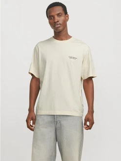 JACK & JONES T-Shirt JORISLINGTON Khaki/Beige