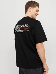 JACK & JONES T-Shirt JORISLINGTON Schwarz