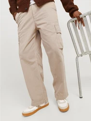 Jack & Jones Cargohose JPSTBILL ATLAS CARGO PANTS NOOS Khaki/Beige