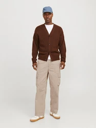 Jack & Jones Cargohose JPSTBILL ATLAS CARGO PANTS NOOS Khaki/Beige