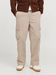 Jack & Jones Cargohose JPSTBILL ATLAS CARGO PANTS NOOS Khaki/Beige