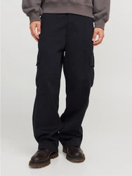Jack & Jones Cargohose JPSTBILL ATLAS CARGO PANTS NOOS Dunkelblau/Blau/Grau