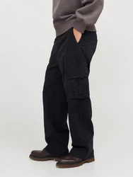 Jack & Jones Cargohose JPSTBILL ATLAS CARGO PANTS NOOS Dunkelblau/Blau/Grau