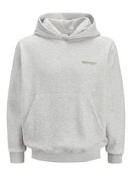 JACK & JONES Sweatshirt JORISLINGTON Grau/Hellgrau/Beige