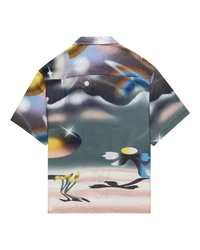 Element Kurzarmhemd Resort Blau/Mischfarben/Grau/Beige/Schwarz