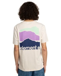 Element T-Shirt 3 Horizons Khaki/Beige/Weiß
