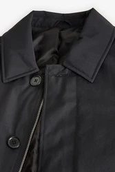 Next Funktionsmantel Trenchcoat Schwarz/Grau
