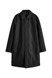 Next Funktionsmantel Trenchcoat Schwarz/Grau