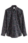 Next Langarmhemd Slim Fit Hemd Mischfarben/Gelb/Rot/Rosa/Braun