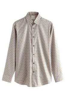 Next Langarmhemd Slim Fit Hemd