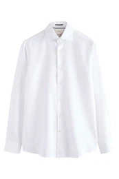 Langarmhemd Signature Strukturiertes Slim Fit Hemd Canclini (1-tlg)