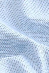 Next Langarmhemd Signature Strukturiertes Slim Fit Hemd Canclini Hellblau/Blau