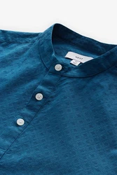 Next Langarmhemd Türkis/Blau/Hellblau/Dunkelblau