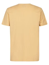 Petrol Industries Rundhalsshirt mit Logo Khaki/Gelb/Braun