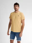 Petrol Industries Rundhalsshirt mit Logo Khaki/Gelb/Braun