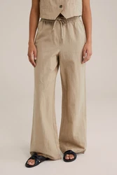 WE Fashion Anzughose Beige/Khaki/Braun