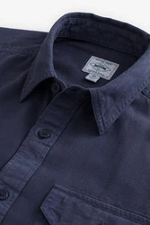 Next Langarmhemd  Dunkelblau/Hellblau/Blau