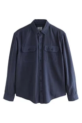 Next Langarmhemd  Dunkelblau/Hellblau/Blau