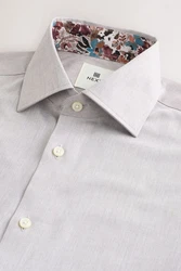Next Langarmhemd Slim Fit Hemd Weiß/Grau/Rosa/Rot