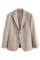 Next Slim Fit Sakko mit Motionflex-Stretch Beige/Khaki/Braun