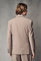 Next Slim Fit Sakko mit Motionflex-Stretch Beige/Khaki/Braun