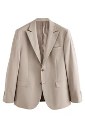 Next Slim Fit Sakko mit Motionflex-Stretch Beige/Khaki/Braun