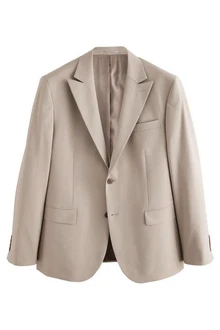 Next Slim Fit Sakko mit Motionflex-Stretch Beige/Khaki/Braun