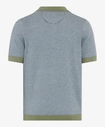Brax Kurzarmhemd Style PASCAL Türkis/Blau/Hellblau/Grün/Grau